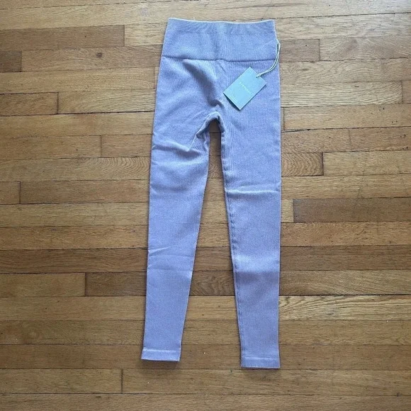 Everlane Seamless Legging XS/S Light Purple Compression Workout High Waisted - Picture 7 of 14